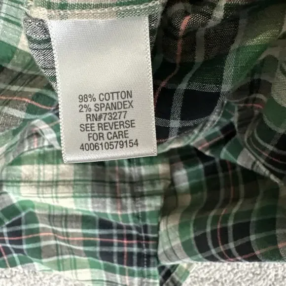 Croft Barrow Quick Dry Shirt Men L Plaid Vented Roll Tab Hiking Outdoors Fishing - Picture 6 of 8